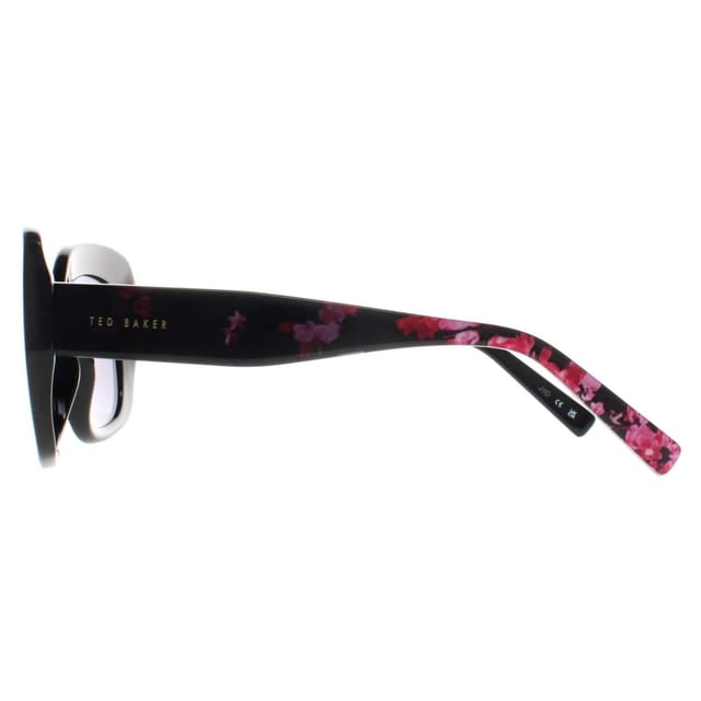 Ted Baker Ted Baker Women's Cat Eye Gloss Solid Black Grey TB1675 Hattie - 3