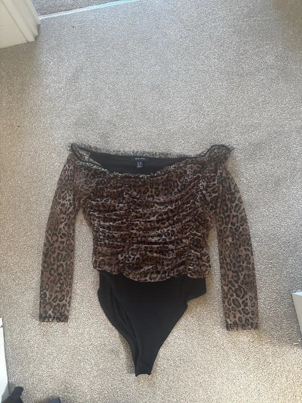 New Look Leopard bodysuit