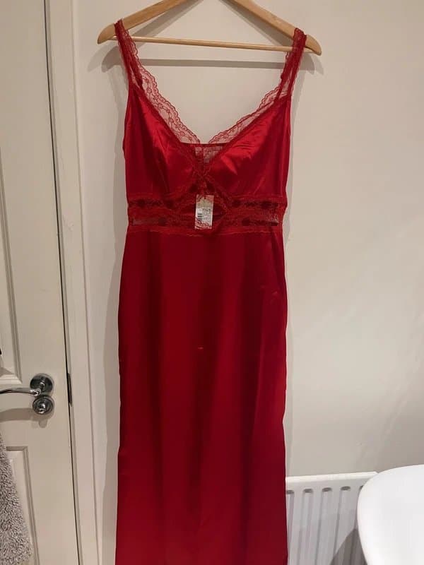 Never Fully Dressed Never Fully Dressed Mimi satin slip midaxi dress in