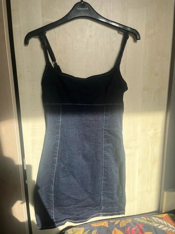 Bershka Denim mini dress