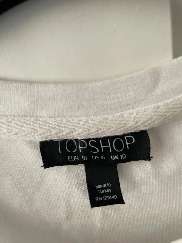 Topshop Topshop white dress size 10