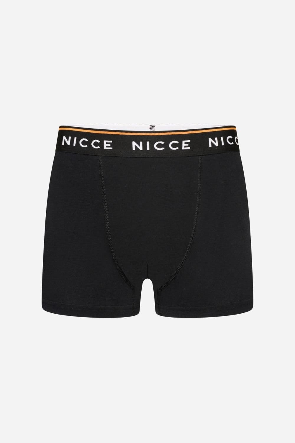 Nicce Nicce Men's 5-Pack Cotton Rich Boxer Briefs with Logo Waistband in Black - 4