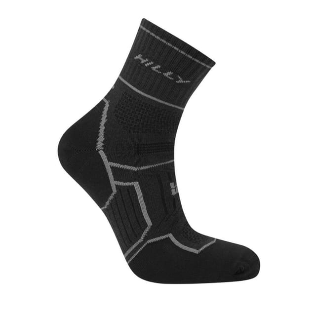 Hilly Hilly Men's Twin Skin Socks in Black - 3