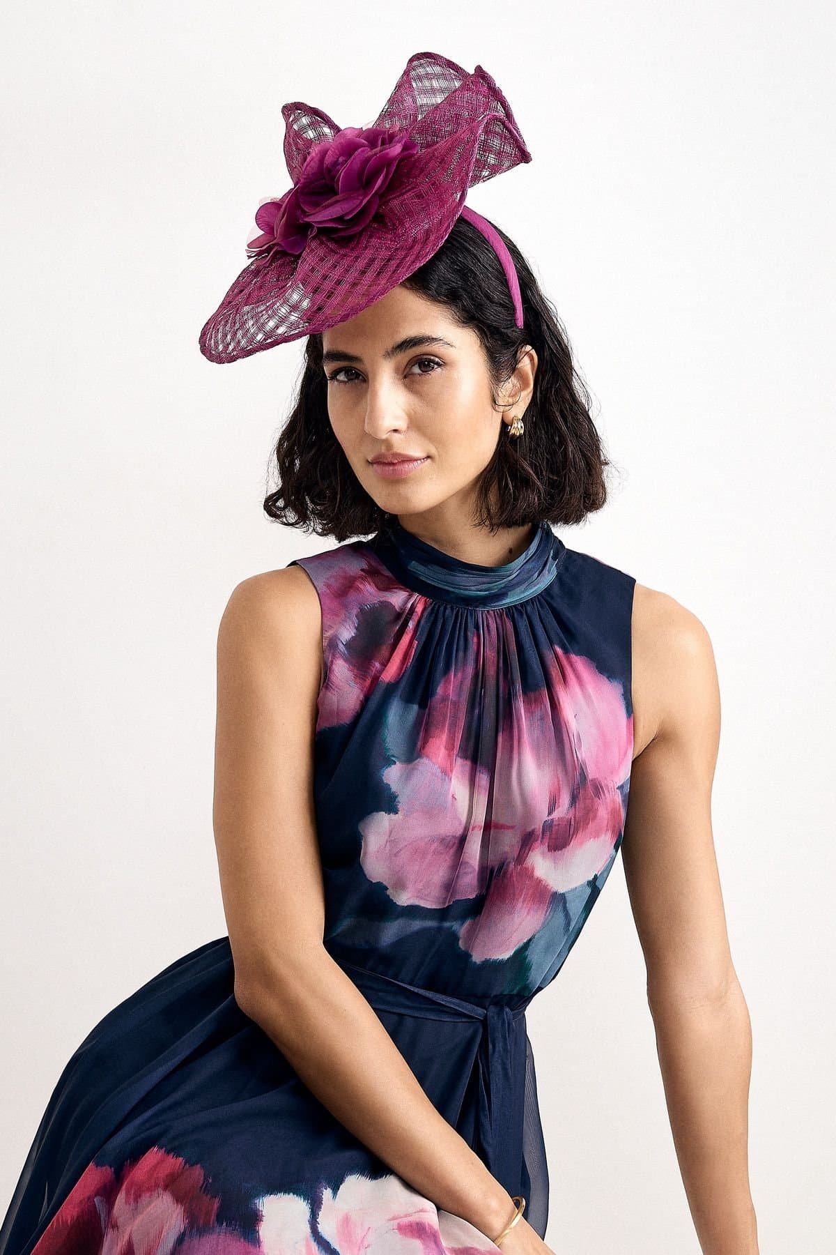 Phase Eight Phase Eight Women's Flower Freeform Fasc in Fuchsia