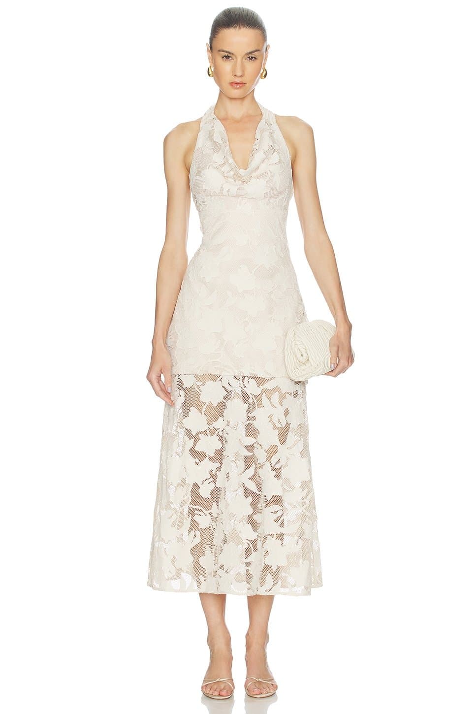 revolve Calypso Cowl Dress