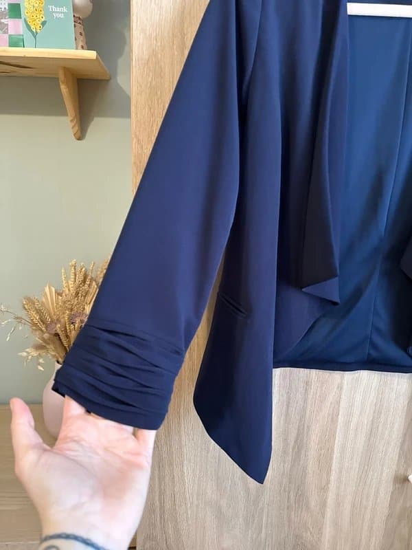 New Look New Look navy waterfall blazer