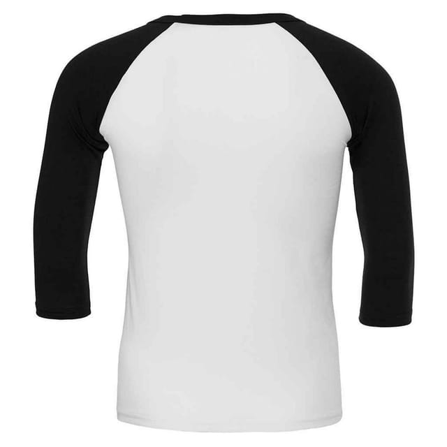 Canvas Canvas Men's 3 4 Sleeve Baseball T-Shirt in White - 2