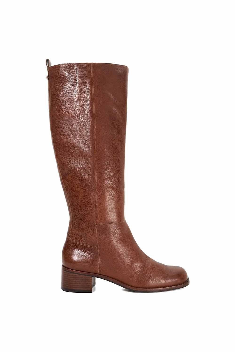 Dune London Dune London Women's 'Turner' Leather Knee High Boots in Brown - 2