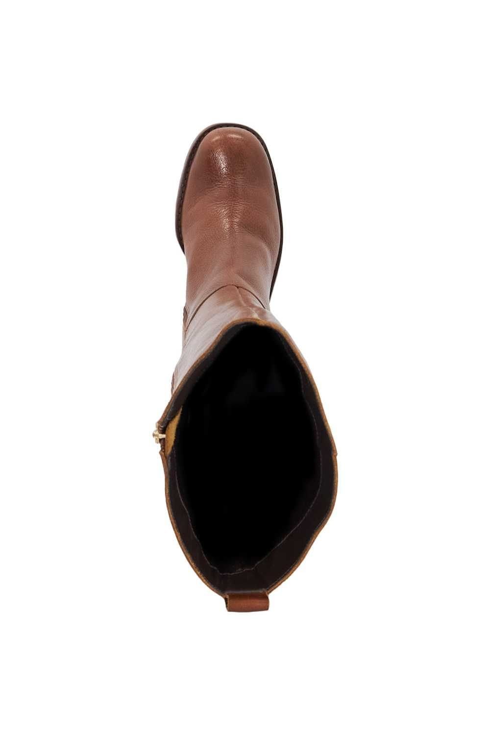 Dune London Dune London Women's 'Turner' Leather Knee High Boots in Brown - 4