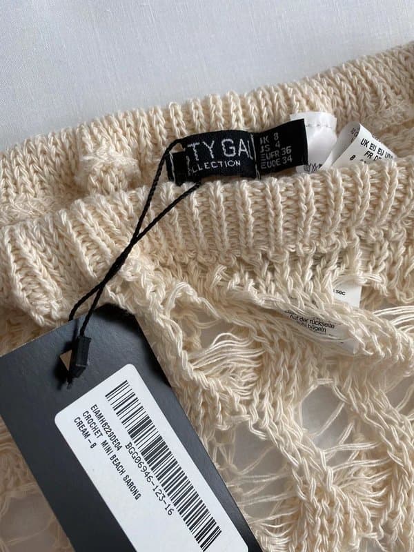 Nasty Gal Nasty gal crochet beach sarong skirt