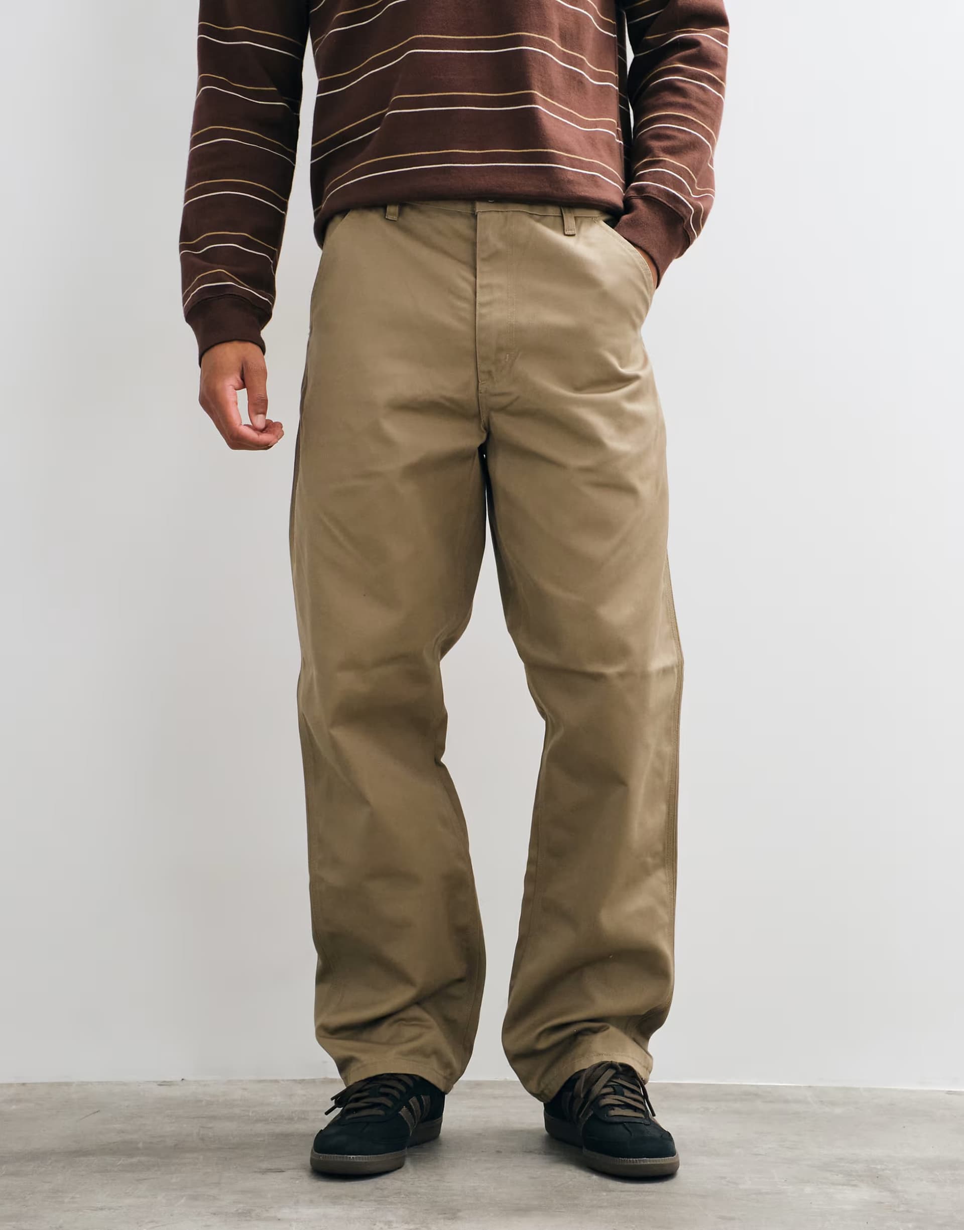 ASOS Carhartt WIP simple pant in beige