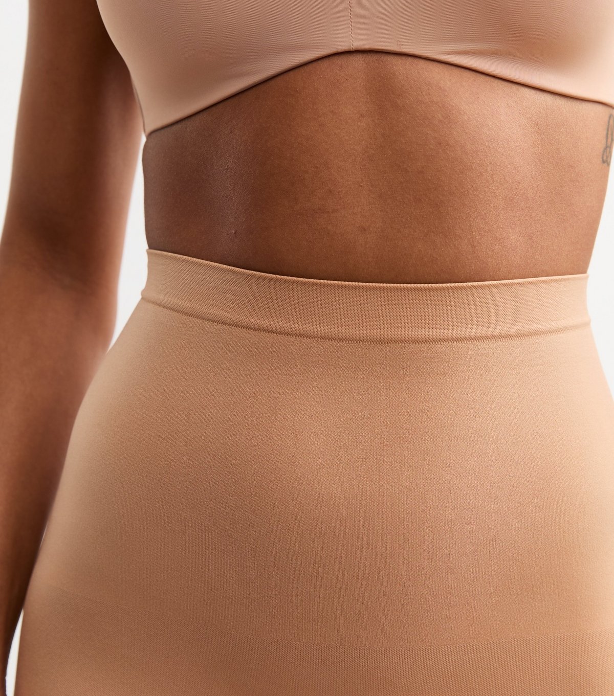New Look Women's Tan Seamless Shaping Shorts New Look - 2