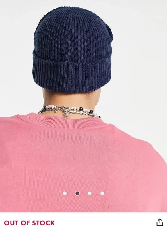 Reclaimed Vintage Logo beanie