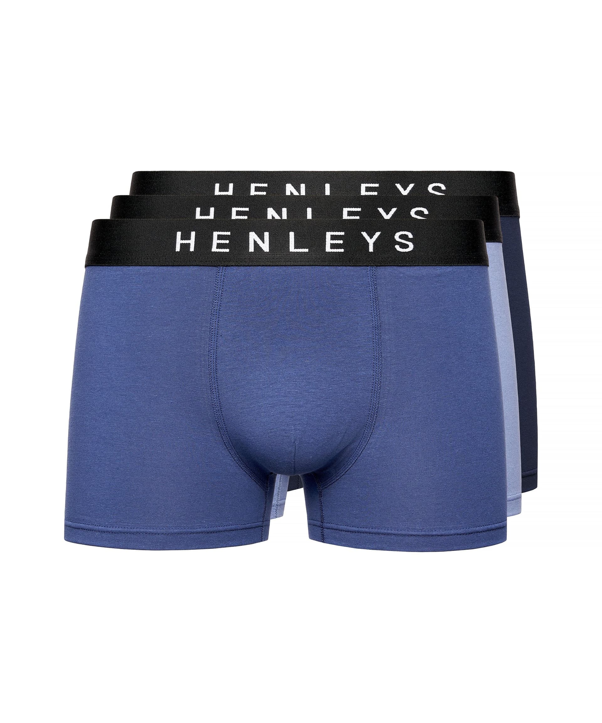 Henleys Henleys Men's Inky Boxers 3 Pack