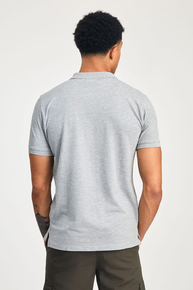 Tokyo Laundry Tokyo Laundry Men's 3-Pack Embroidered Logo Polo Shirt in Light Grey - 3