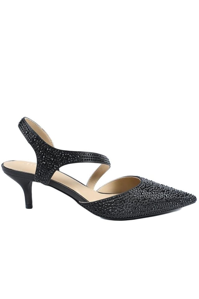 Jones Bootmaker Jones Bootmaker Women's Zula Embellished Occasion Court Shoes in Black - 2