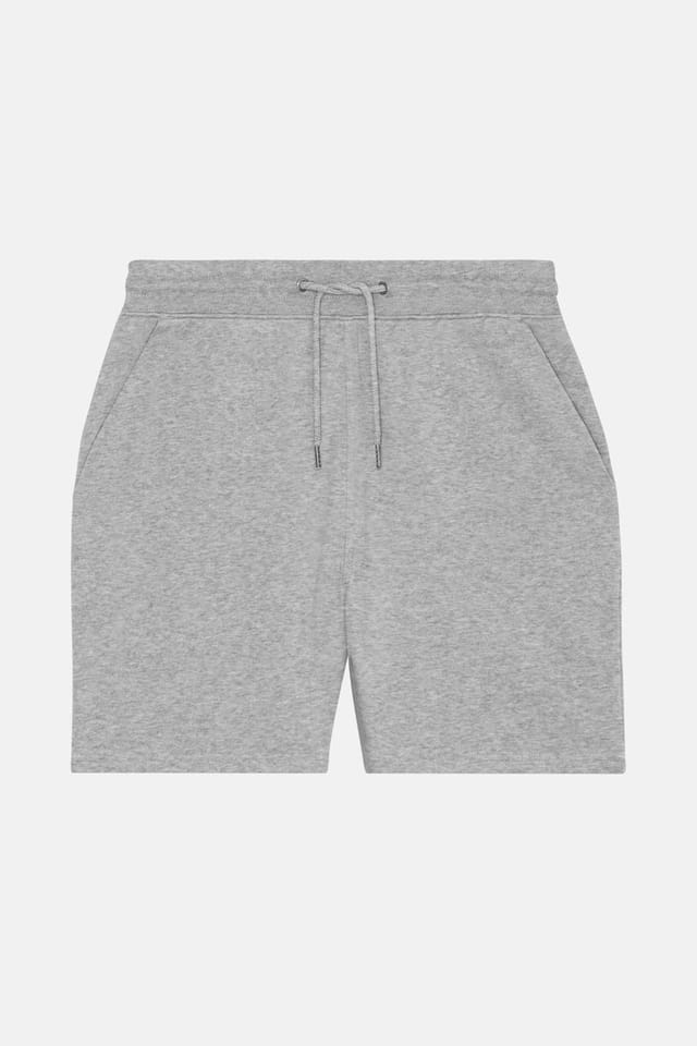 British Boxers British Boxers Men's "Heather Grey" Relax Jersey Shorts in Light Grey - 2