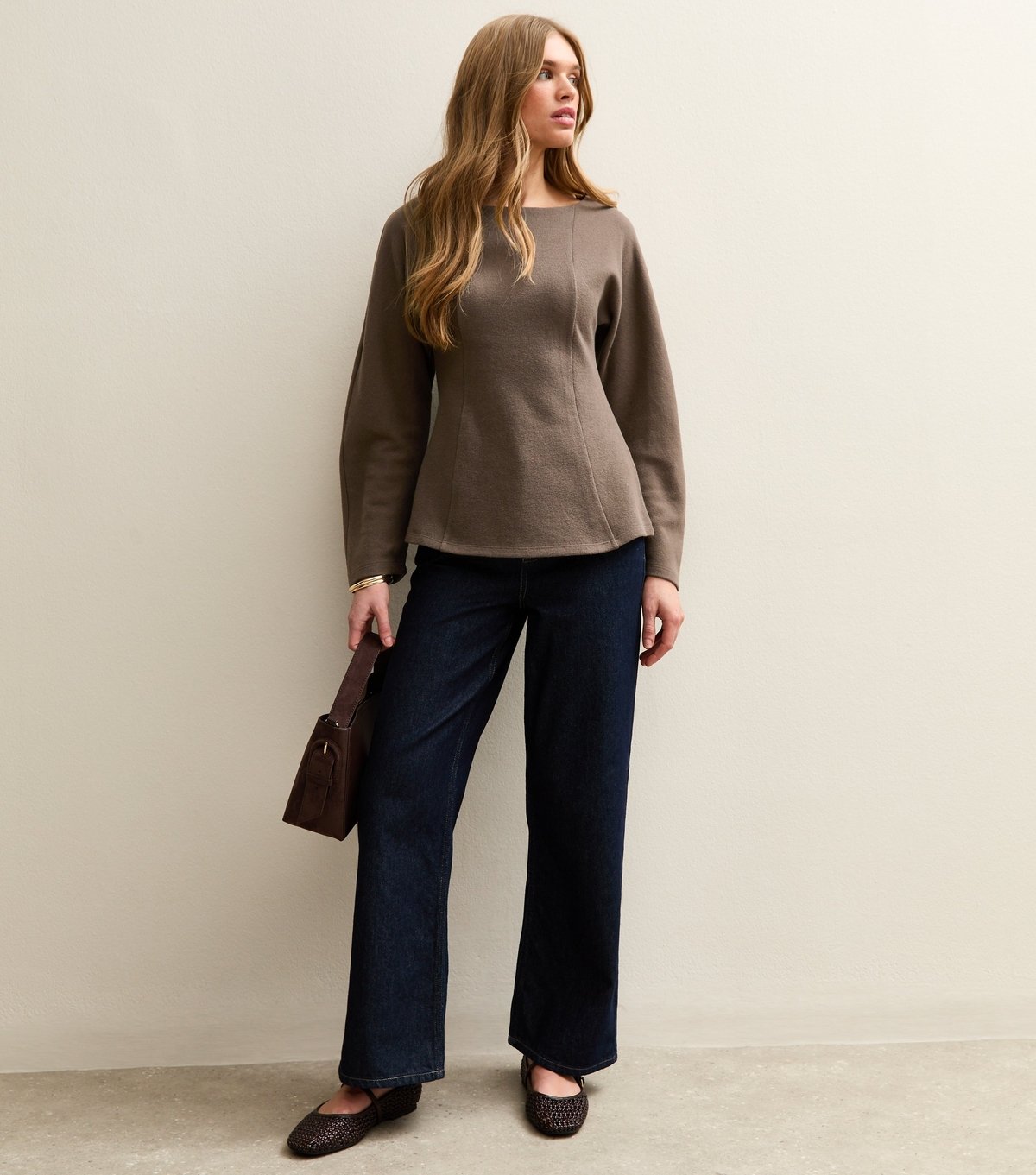 New Look Women's Mink Soft Touch Fitted Waist Top New Look - 3