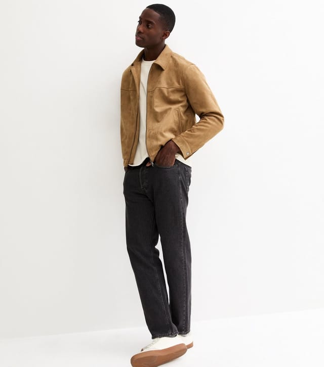 jack & jones Men's Black Regular Faded Slim Leg Jeans Jack & Jones New Look - 3