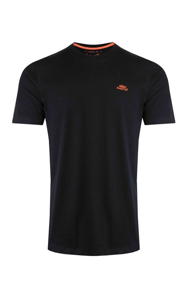Weird Fish Weird Fish Men's Fished Branded T-Shirt in Black - 2