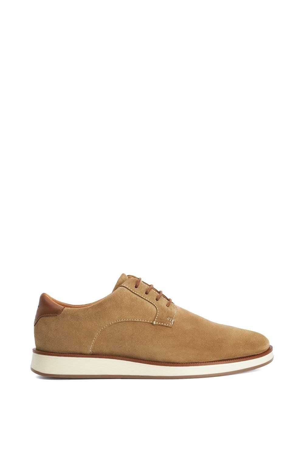 Dune London Dune London Men's 'Bow' Suede Derbies in Natural