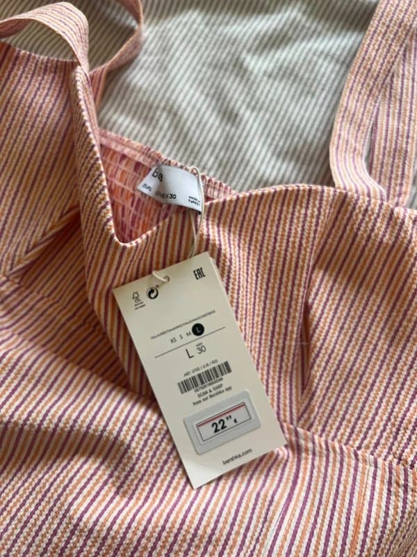 Bershka Pink summer dress skort