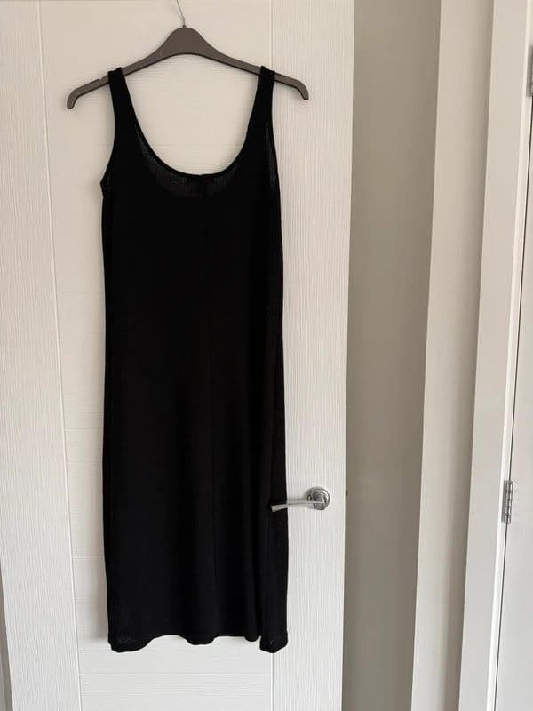 Primark Black Knit Midi Dress
