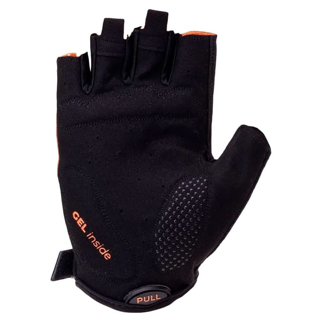 Radvik Radvik Men's Hilder Fingerless Gloves in Orange - 2