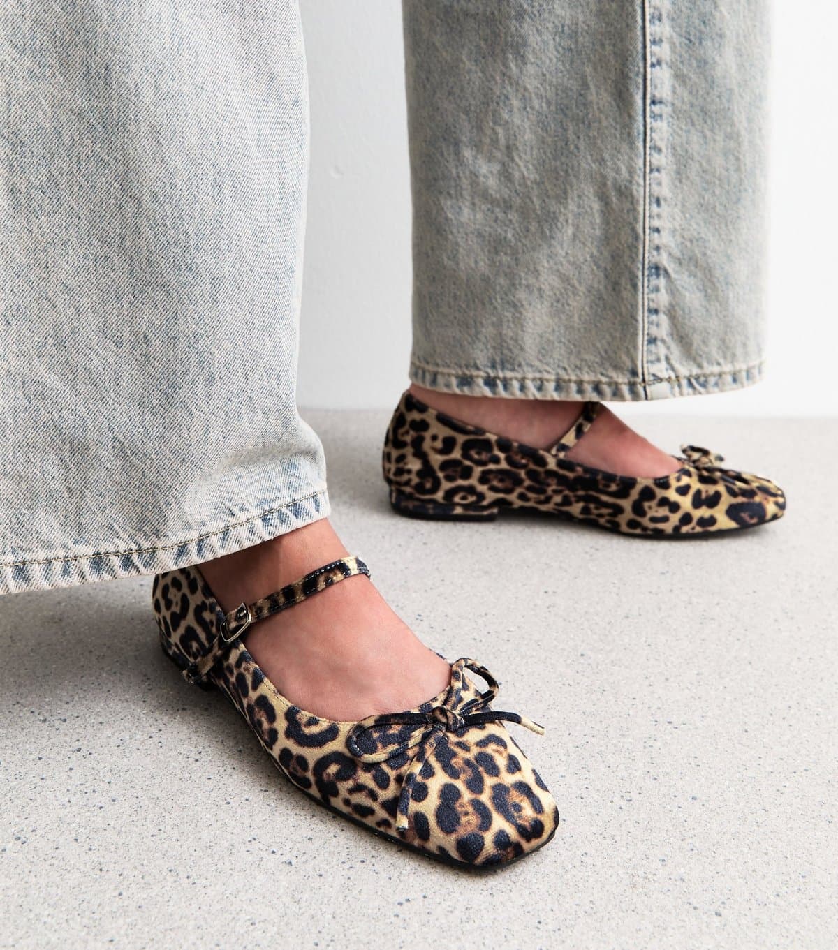 Public Desire Women's Kandi Leopard Print Ballet Pumps Public Desire New Look