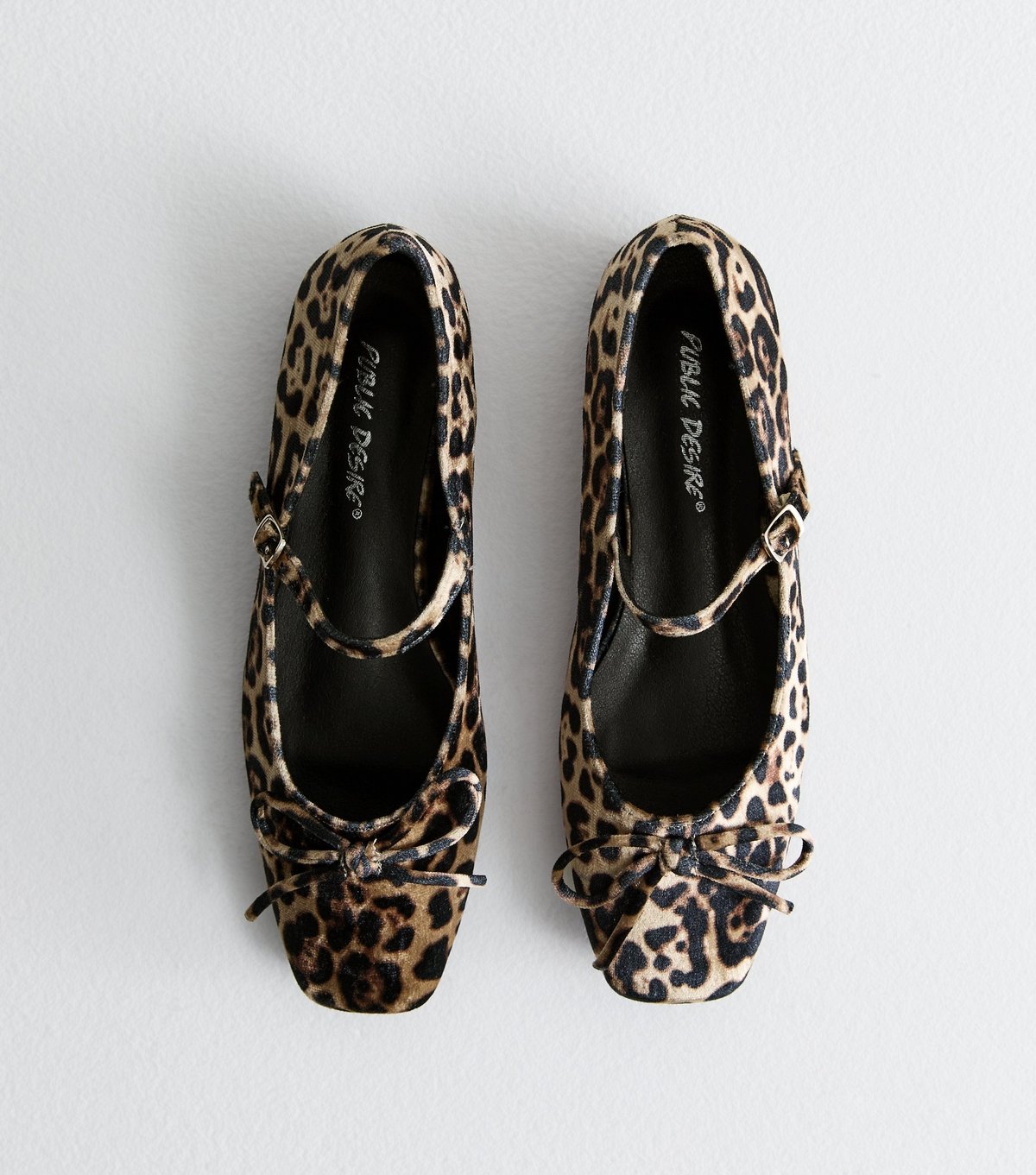 Public Desire Women's Kandi Leopard Print Ballet Pumps Public Desire New Look - 2