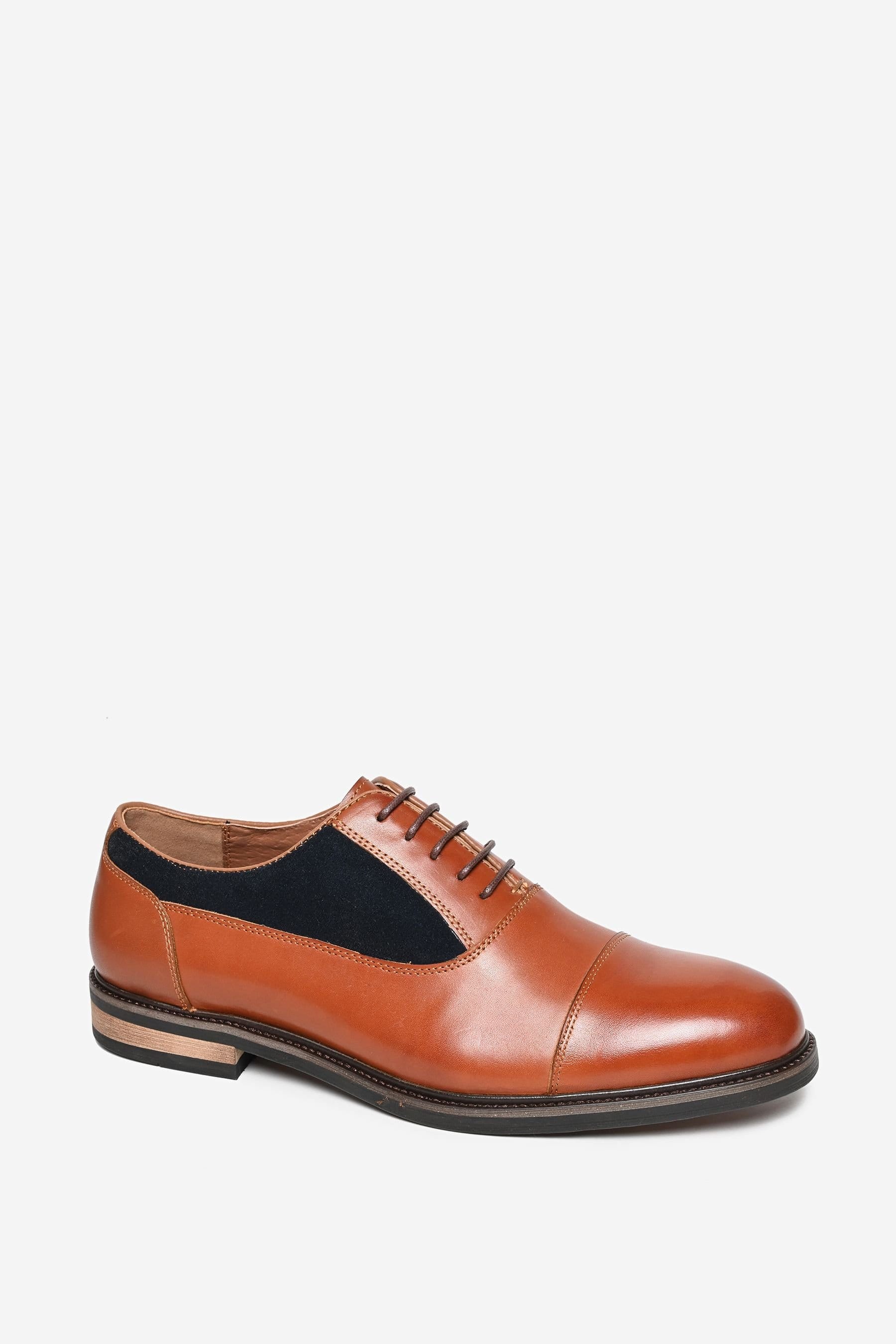 Alexander Pace Alexander Pace Men's 'Kennett' Premium Leather Derby Shoe in Tan - 4