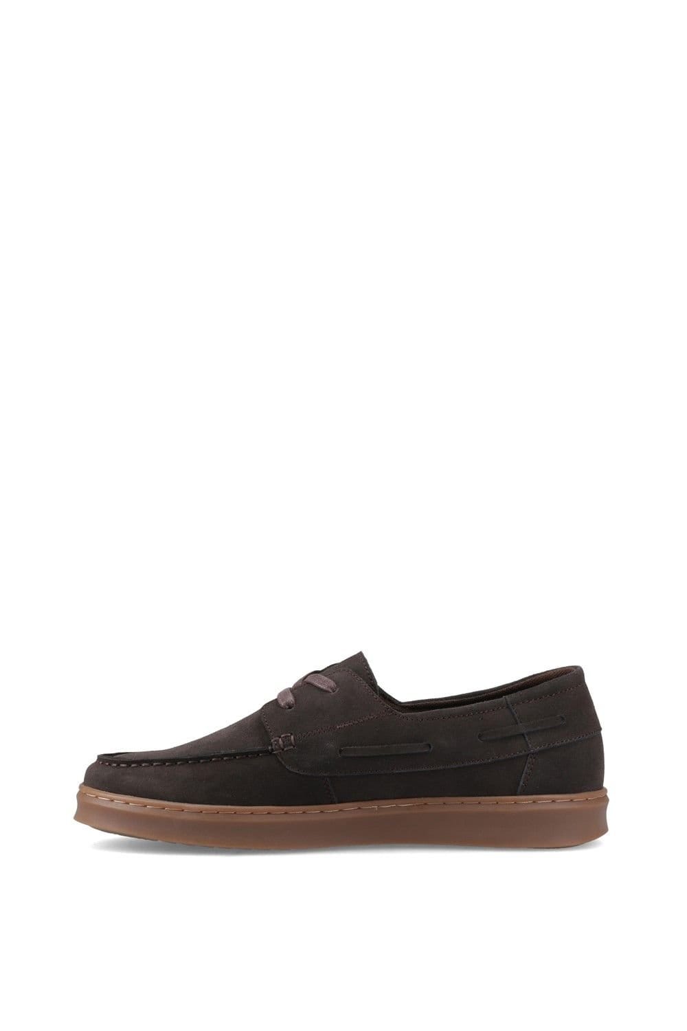 Hush Puppies Hush Puppies Men's Madden Boat Shoe in Chocolate - 4