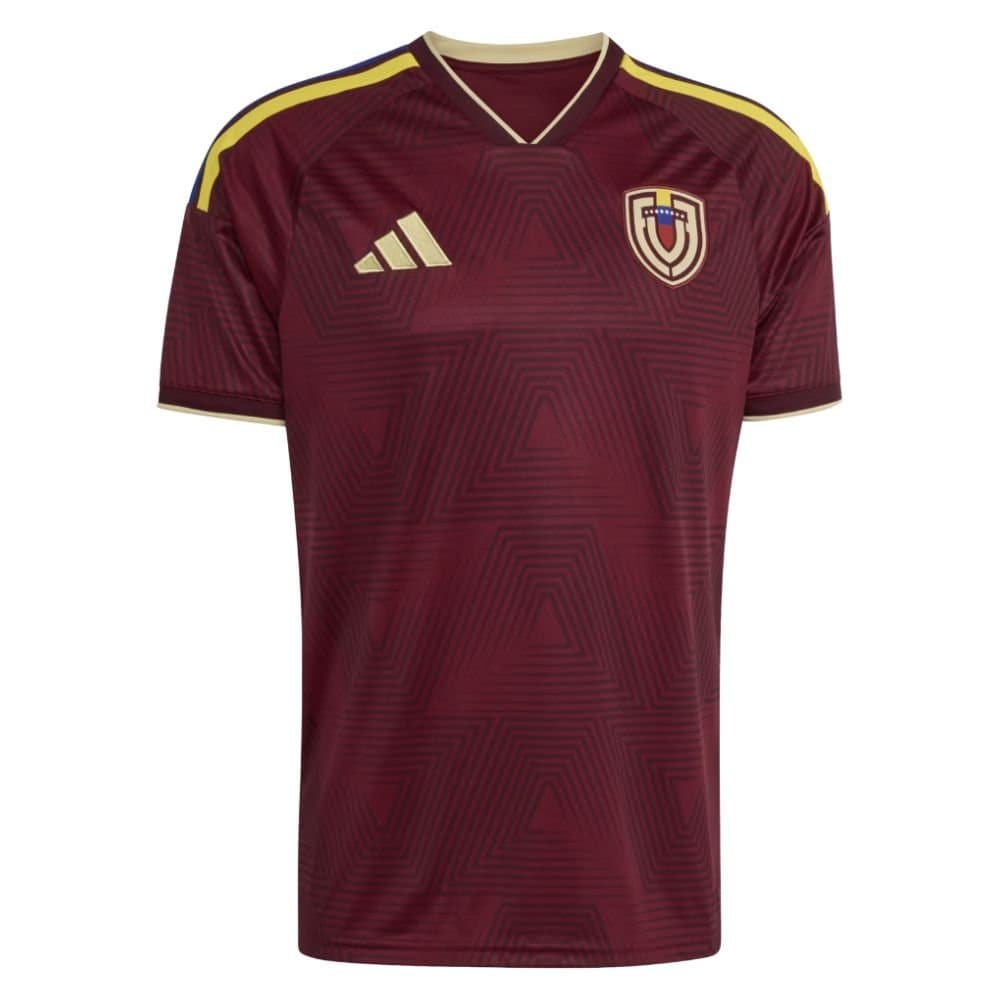 Venezuela Venezuela Men's Personalised 2026 2027 Home Shirt in Burgundy