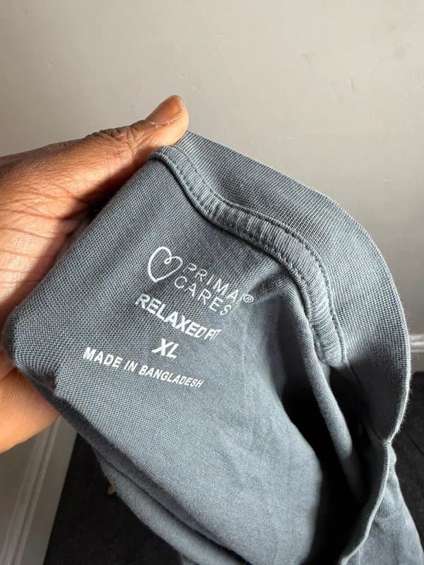 Primark Grey “It’s Not That Deep” Slogan T-Shirt-Uk 20