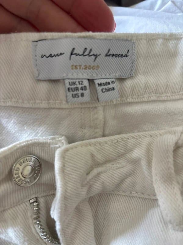 Never Fully Dressed Never Fully Dressed white jeans