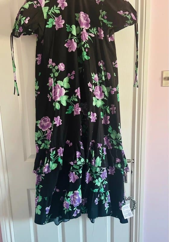 ASOS ASOS statement ruffle smock wedding party holiday dress 10-12 same day post