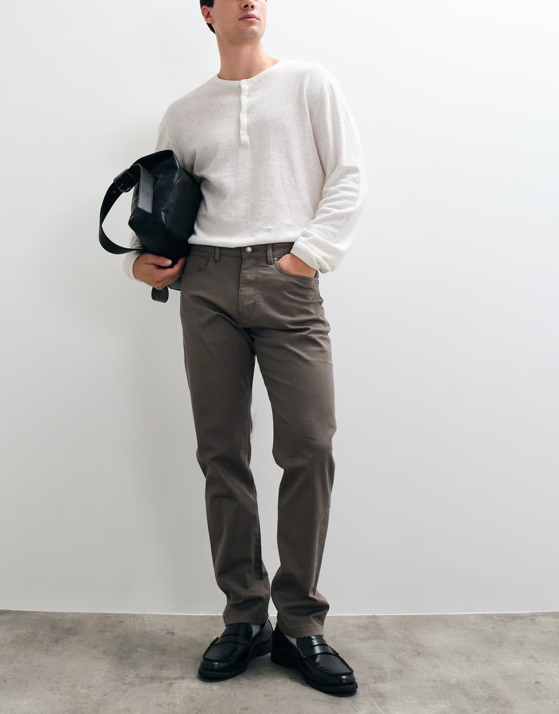 ASOS Mango chino in mushroom