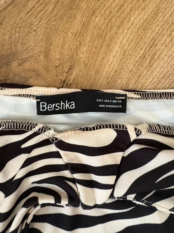 Bershka Bershka women’s cami - zebra print - Size Small