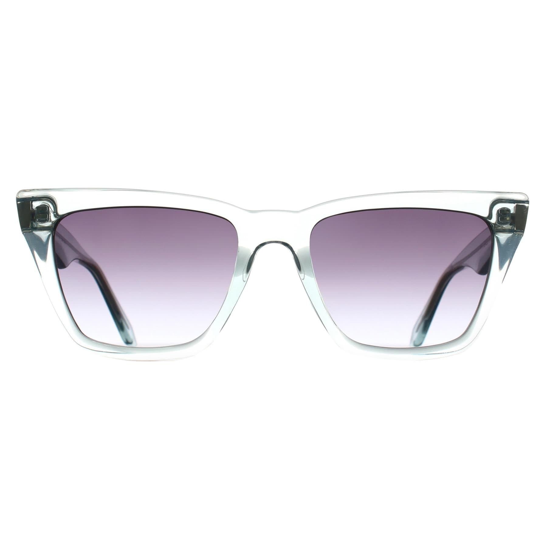 Quay Quay Women's Cat Eye Gloss Clear Smoke Grey Call The Shots