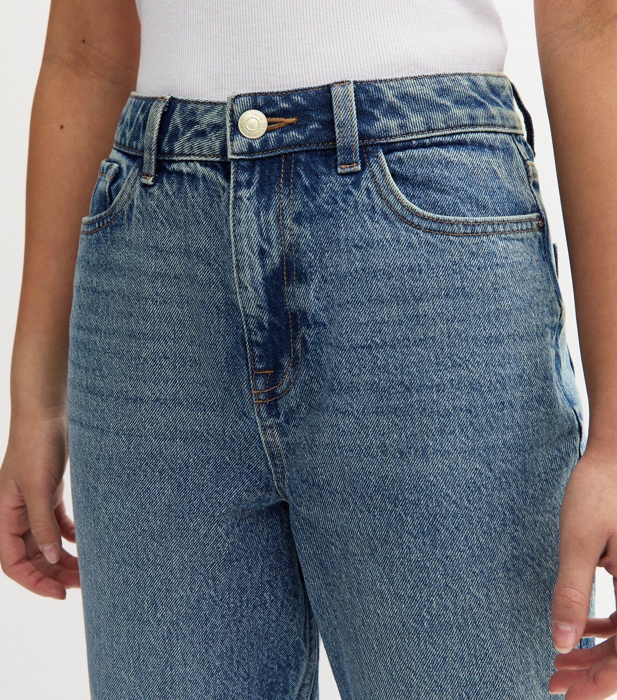 New Look Girls' Blue Mom Jeans New Look - 3