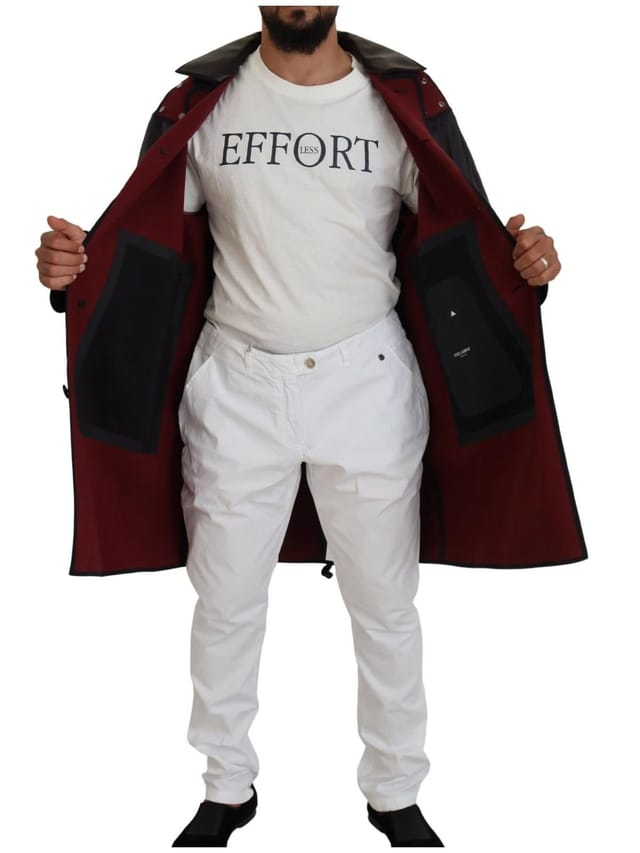 Dolce & Gabbana Dolce & Gabbana Men's Black Trench Hooded Parka Cotton Jacket - 3