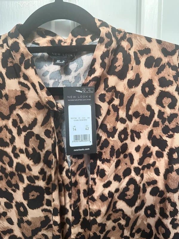 New Look Spring leopard print knee length dress - from New look