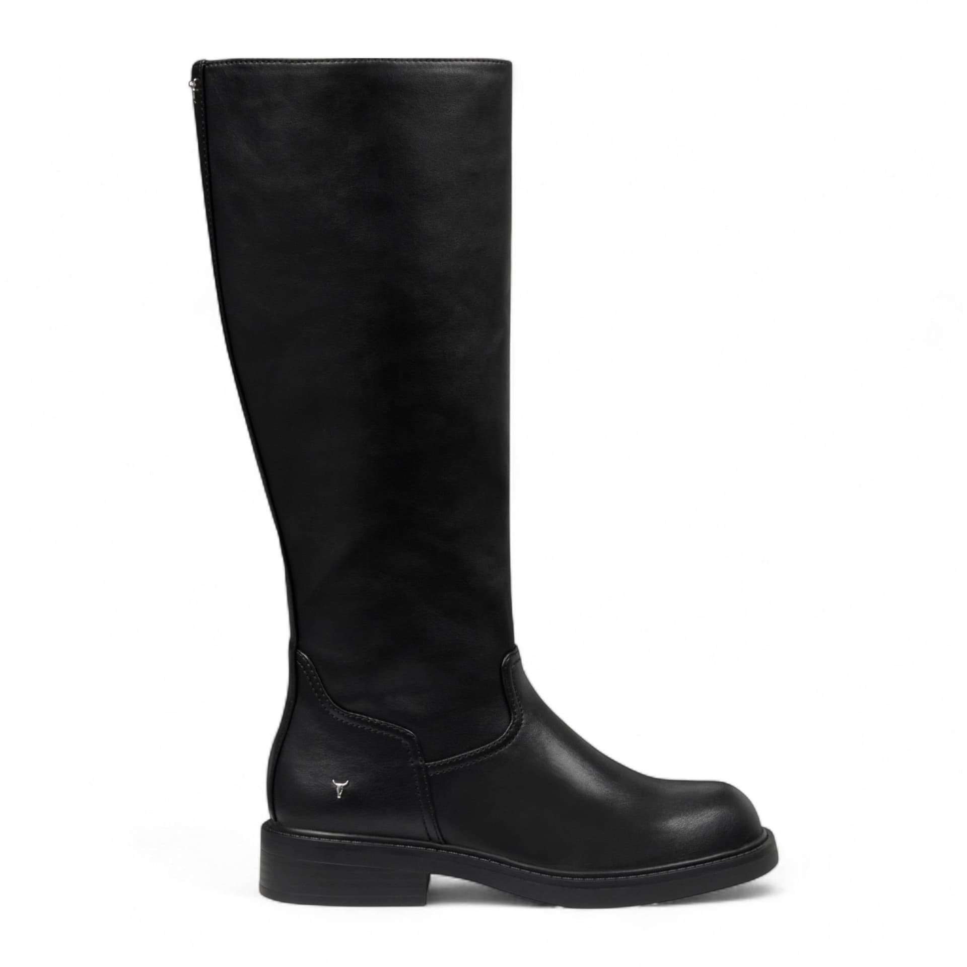 Windsor Smith Windsor Smith Women's Fuax Leather Knee High Tall Boots - Blessing in Black