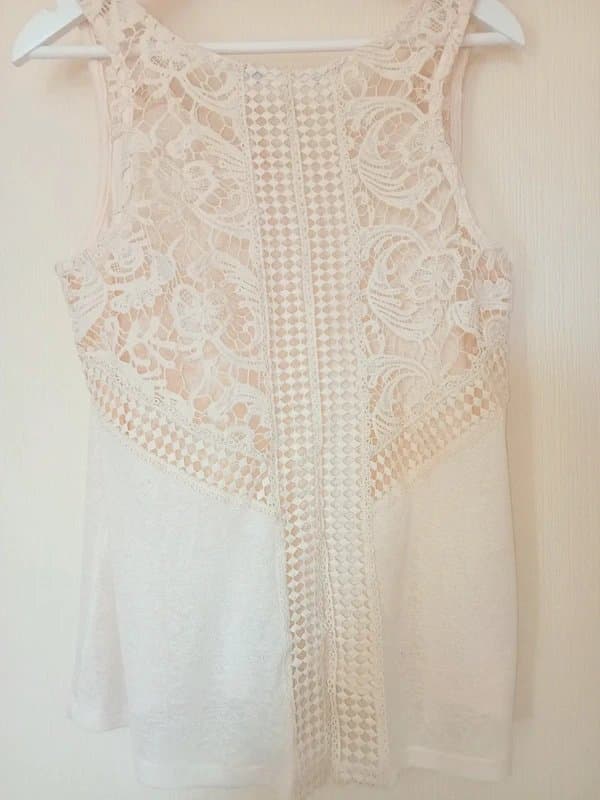 New Look New Look crochet detail top