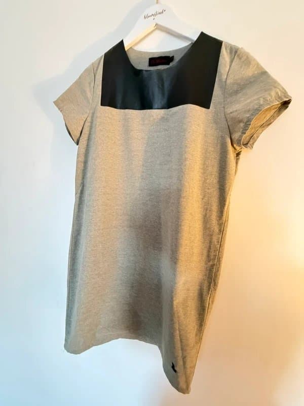 Dr. Martens Dr. Martens Grey Dress With Faux Leather Panel XS