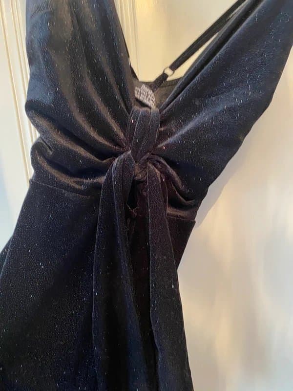 Bershka Velvet glitter jumpsuit.