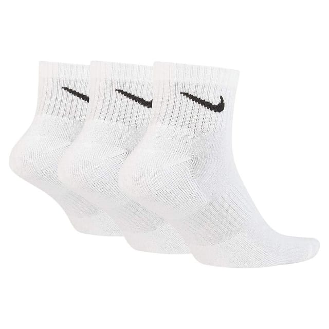 Nike Nike Men's Cushioned Everyday Ankle Socks (Pack of 3) in White - 2