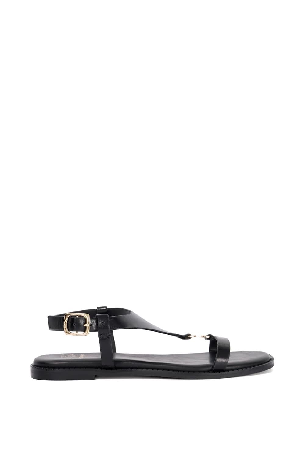 Dune London Dune London Women's 'Laith' Leather Sandals in Black - 1