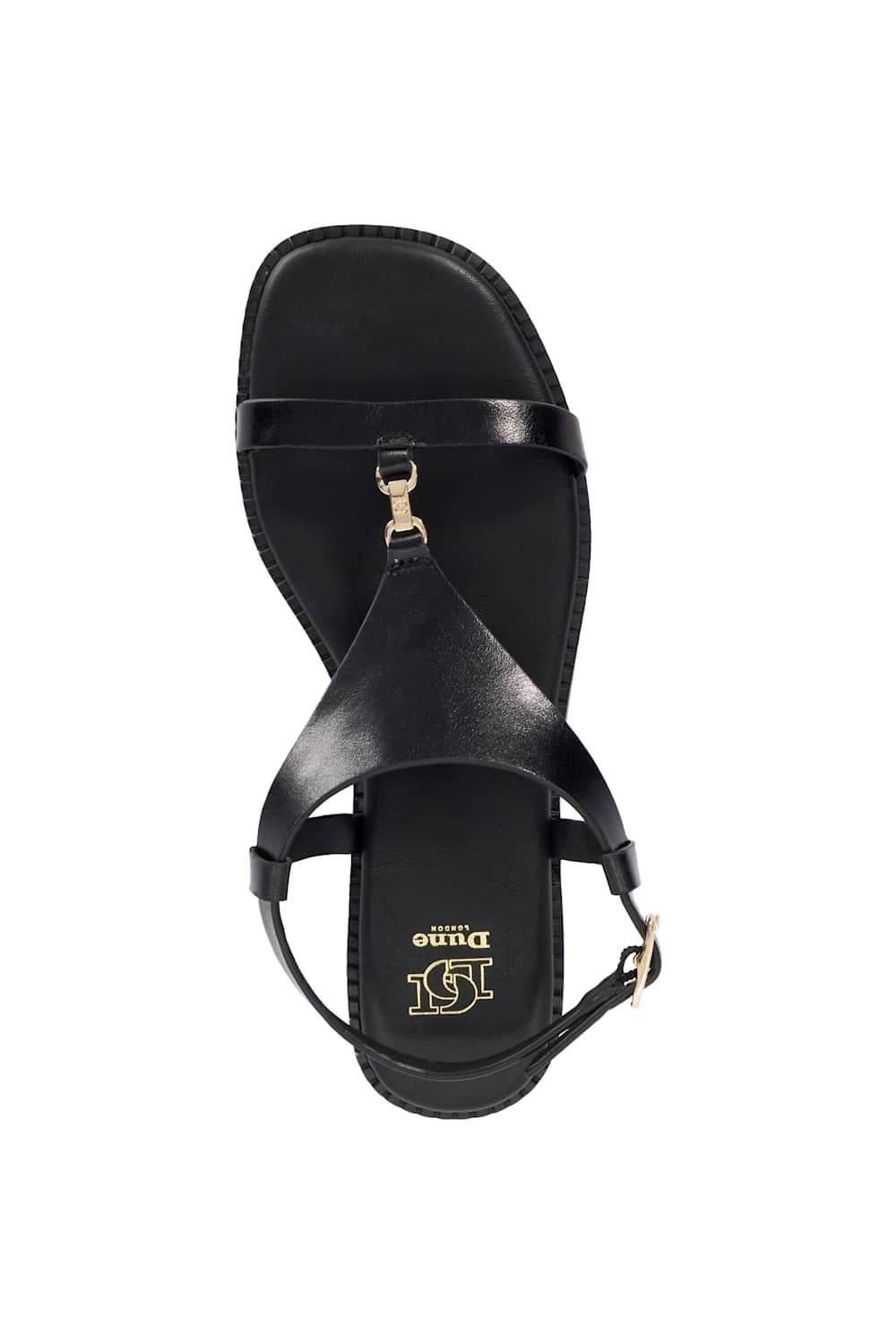 Dune London Dune London Women's 'Laith' Leather Sandals in Black - 4