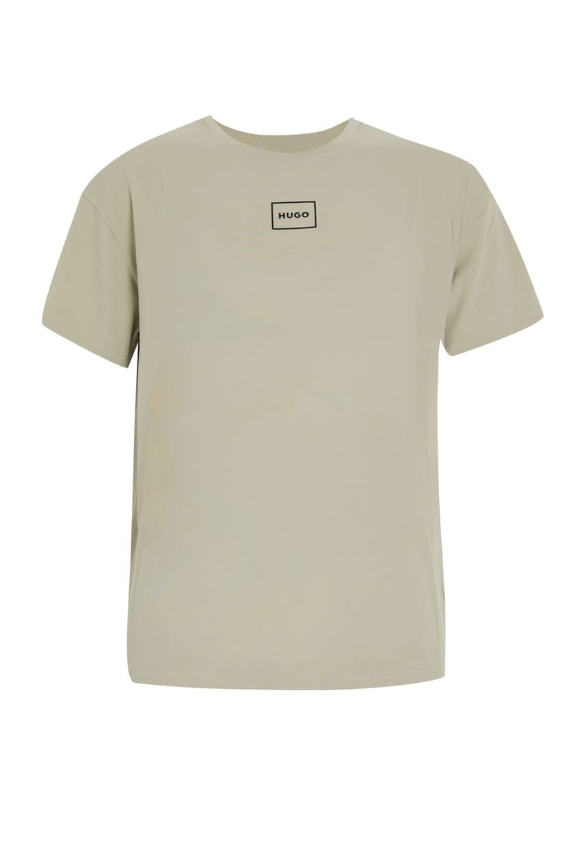 HUGO Hugo Men's Laze T-Shirt Beige Overflow - 1